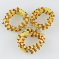 Amber teething bracelet multicolour Amber teething bracelet multicolour